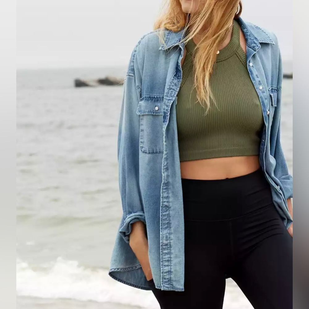 Aerie Anytime Fav Shirt, NWT